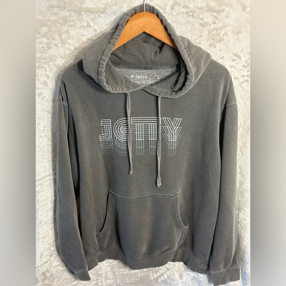 Jetty Men’s pullover hoodie. Size Large.